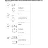 Modułowa sofa segmentowa Skreia