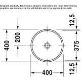 Round ceramic washbasin Claxton