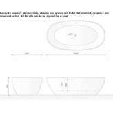 Pietraluce® oval bathtub Samsud