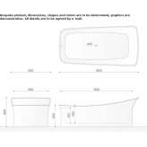 Pietraluce® freestanding bathtub Akkrum