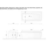 Pietraluce® rectangular bathtub Jimbolia