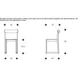 Stackable wooden chair Fagersta