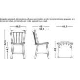Wooden chair Hude