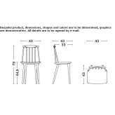 Wooden chair Hude