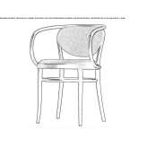 Chair with armrests Antigo