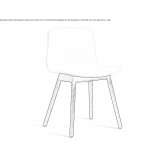 Polypropylene chair Belcesti