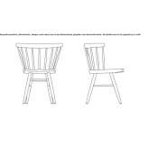 Walnut chair Kaliska