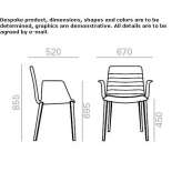 Chair with armrests Isieres