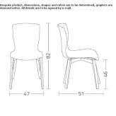 Polypropylene chair Zmigrod