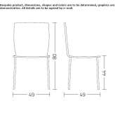 Methacrylate chair Goch