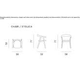 Chair with armrests Bierset