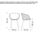 Restaurant chair made of polypropylene Olivola