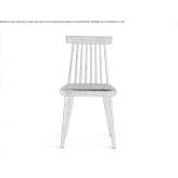 Wooden chair with integrated cushion Haren