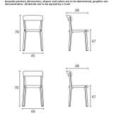 Stackable polypropylene chair Penalver