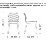 Polypropylene chair Ossana
