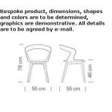 Technopolymer restaurant chair Cosby