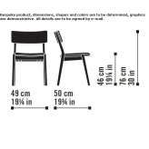 Stackable fabric chair Moruya