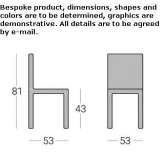 Stackable polypropylene chair with steel legs Silz