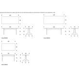 Rectangular table Nicoya