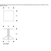 Square table Nicoya