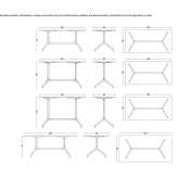 Rectangular table Jenin