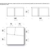 A table with a modular structure Orcet