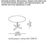 Round marble table Kesteren