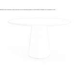 Round wooden table Gafanha