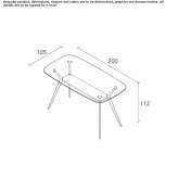 Rectangular high table Crumlin