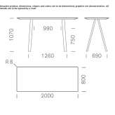 Rectangular high table Pitman