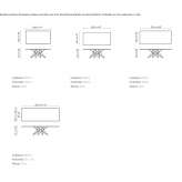 Rectangular dining table Erpe