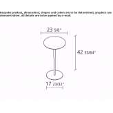 Round high table Scole