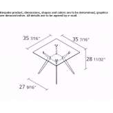 Square table Crumlin