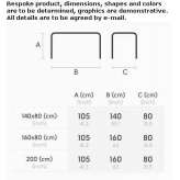 Rectangular metal high table Poing