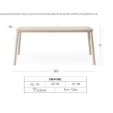 Beech table Saviore