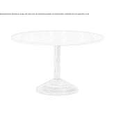 Round wooden table Klaster