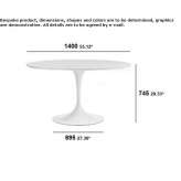 Round marble table Wartburg