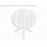 Round ash table Monki