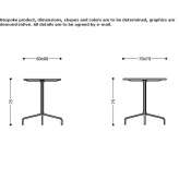 Contract table with 4-star base Vary