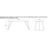 Rectangular table Karsava