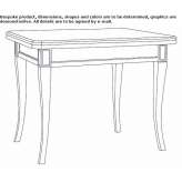 Extendable table made of solid wood Gallus