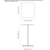 Rectangular high table Nambour