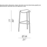 Tall bar stool Ighiu