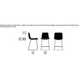 Bar stool with footrest Villadoz
