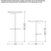 Height adjustable armchair with footrest Engels