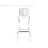 Bar stool with footrest Vidin