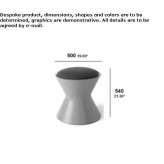 Polyurethane stool with storage space Tamcuime