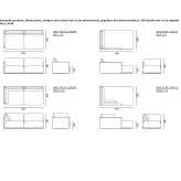 Modułowa sofa z szezlongiem Ginestas