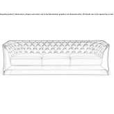 Quilted sofa Brela