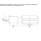 Sofa 2-osobowa Eferding